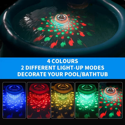 Aqua Party Light™ – Bad party in the swimming pool - projection of fish light