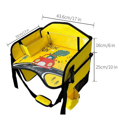 Portable Child Car Seat Table™ - Safe and Comfortable - Portable Table for Child Car Seat