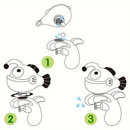 Clown Fish Splash™ – Set Up Splash Fun – Water Toys Toddler