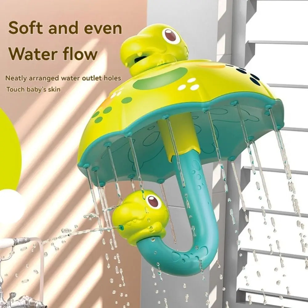Dino Shower Spin™ – Laughing Splashing Fun – Umbrella for Bath Toys