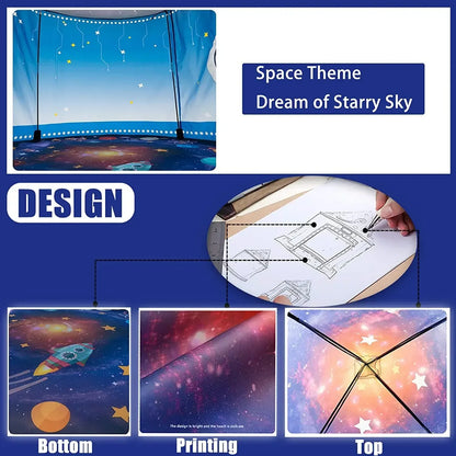 Rocket Ship Tent™ – Space Adventure Pop-up - Tent for Kids