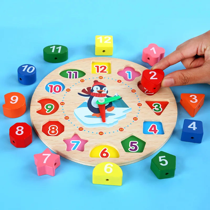 Learning Clock™ – Learn & Play Clock – Wooden Clock