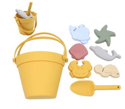 Silicone Beach Set™ - Sand Adventures with Beach Bucket - Silicone Beach Set