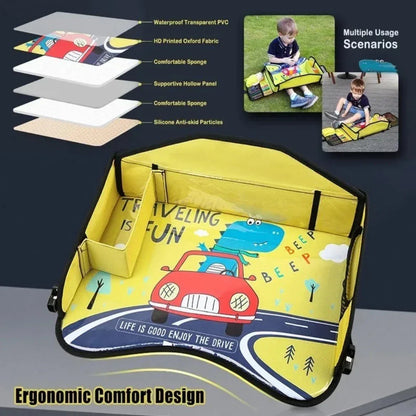 Portable Child Car Seat Table™ - Safe and Comfortable - Portable Table for Child Car Seat