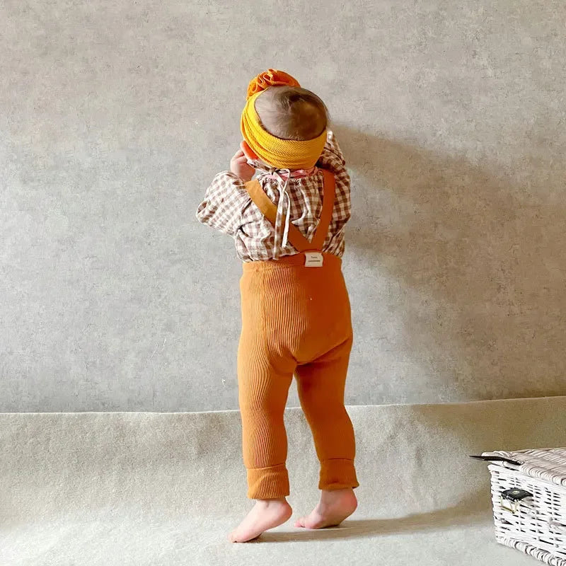 Mini Fashion™ - Soft & Comfortable - Children's Leggings with Suspenders
