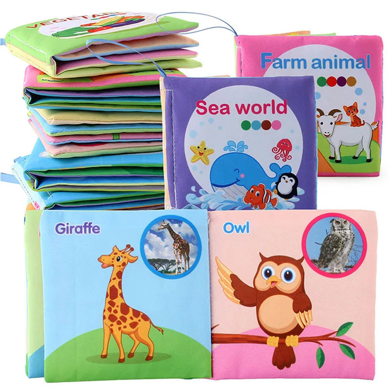 Soft Tail Book™ – Soft tail for fun – Sensory Animals Baby booklet