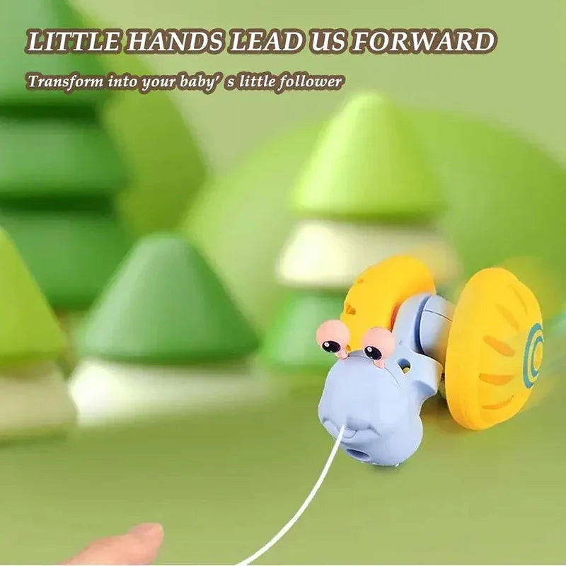 Snail Toy™ - Snail in Motion - Toy with Pull String