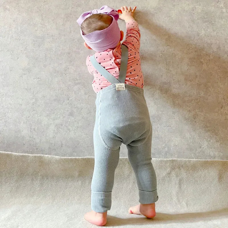 Mini Fashion™ - Soft & Comfortable - Children's Leggings with Suspenders