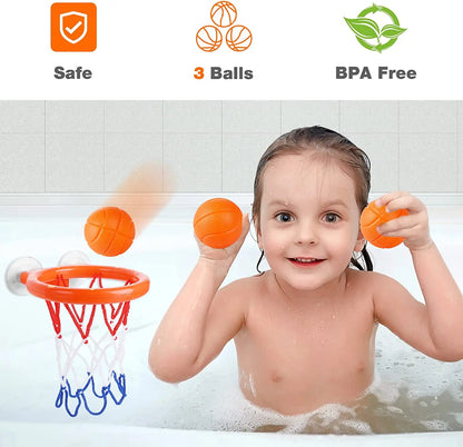 Bath Basketball™ – Splashing Score Joy – Basketball Bath Toy Set
