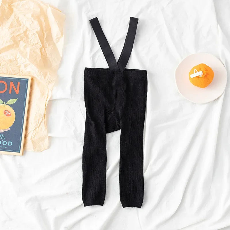 Mini Fashion™ - Soft & Comfortable - Children's Leggings with Suspenders