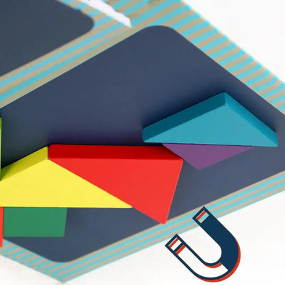 Woods™ - Encourage logical thinking - Wooden tangram puzzle