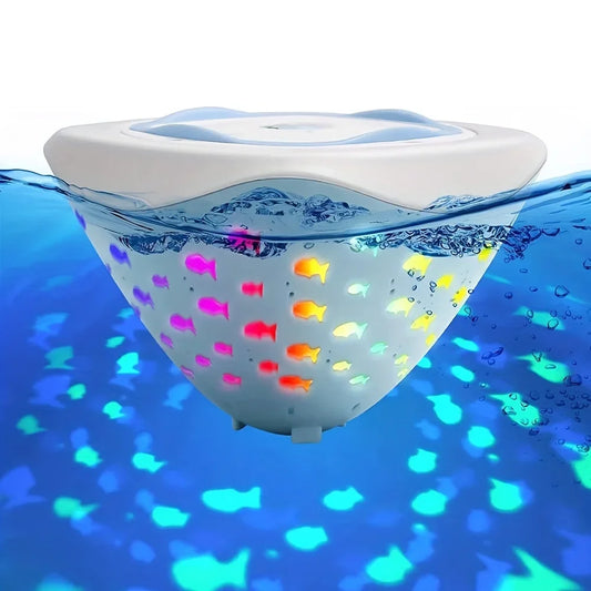 Aqua Party Light™ – Bad party in the swimming pool - projection of fish light