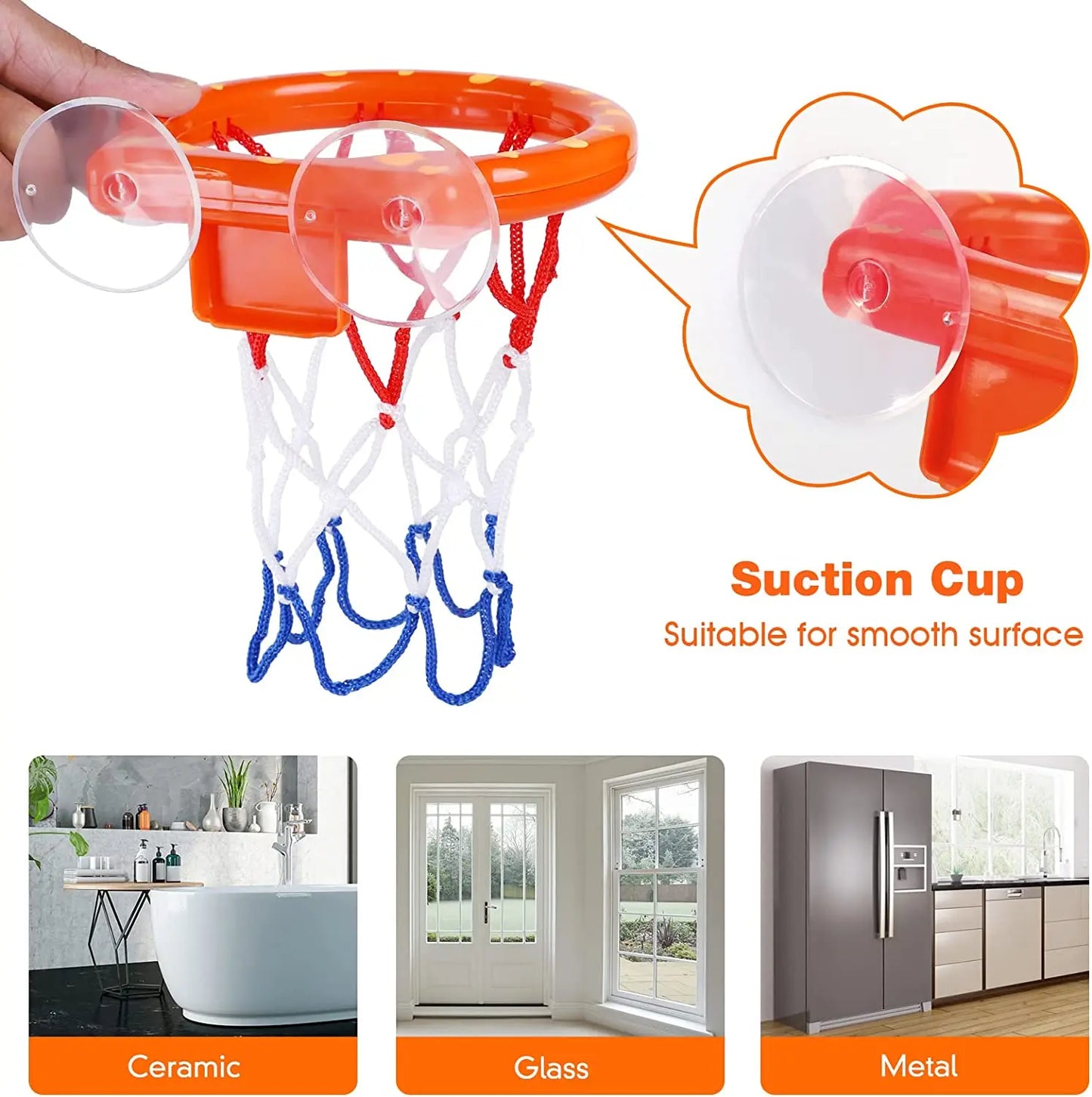 Bath Basketball™ – Splashing Score Joy – Basketball Bath Toy Set