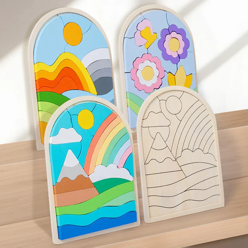 Woods™ - Magical Rainbow Blocks - Puzzle Blocks