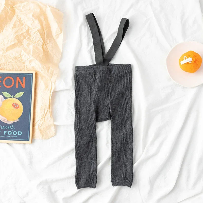 Mini Fashion™ - Soft & Comfortable - Children's Leggings with Suspenders