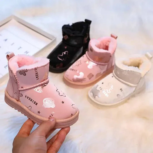 Mini Fashion™ - Waterproof design - Snow boots for kids with fashion print