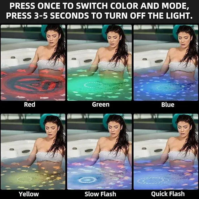 Aqua Party Light™ – Bad party in the swimming pool - projection of fish light