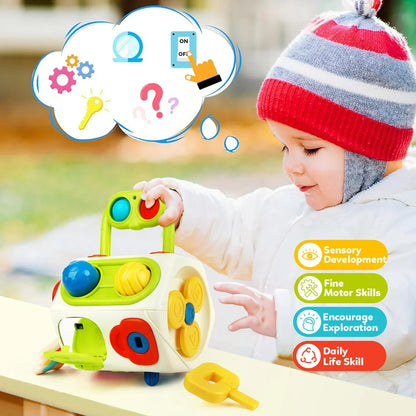 Montessori Busy Cube™ – Practical for on-the-go - sensory cube