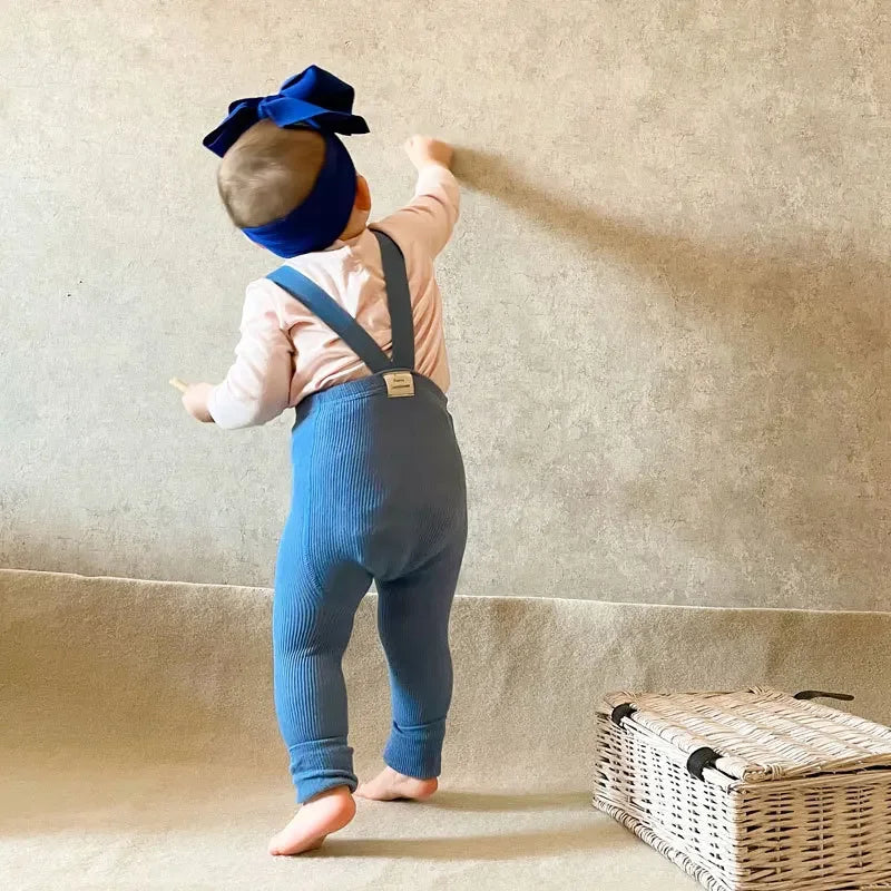 Mini Fashion™ - Soft & Comfortable - Children's Leggings with Suspenders