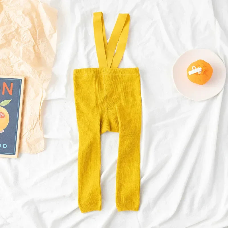 Mini Fashion™ - Soft & Comfortable - Children's Leggings with Suspenders