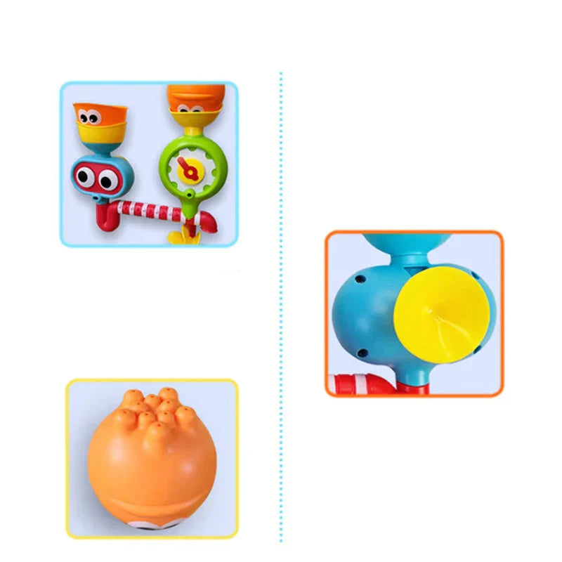 Waterwheel Fun™ – Turn & Splash Water Play – Bath Toys for Kids