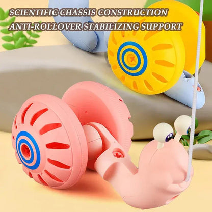 Snail Toy™ - Snail in Motion - Toy with Pull String