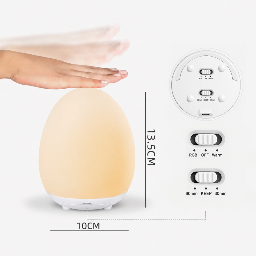 Soft Touch LED Night Light for Kids