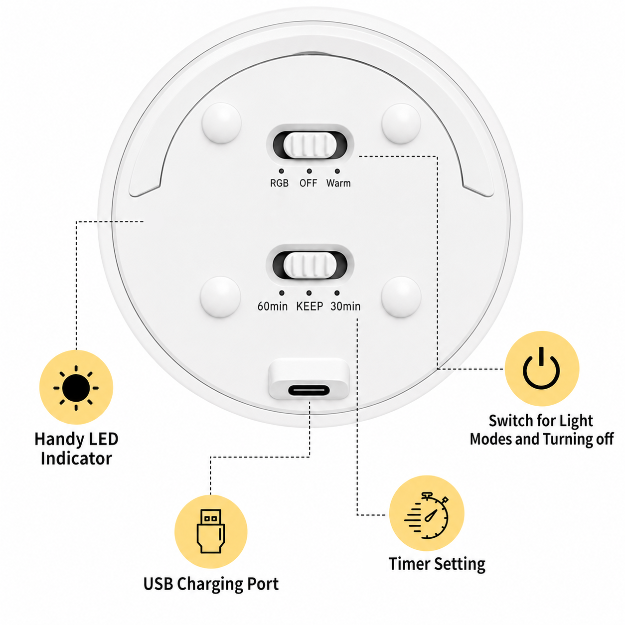 Soft Touch LED Night Light for Kids