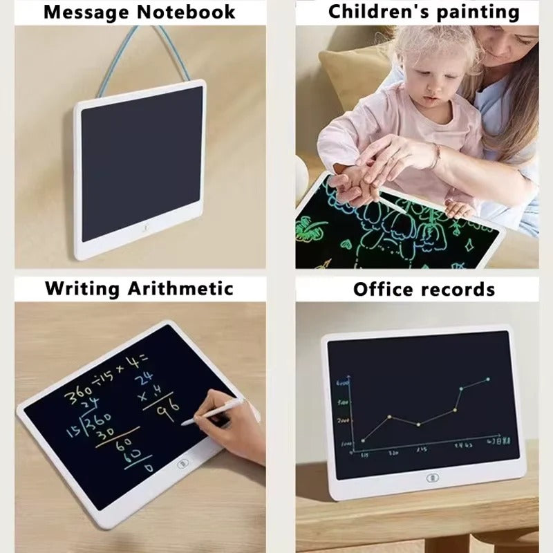 Mess-Free LCD Writing and Drawing Tablet