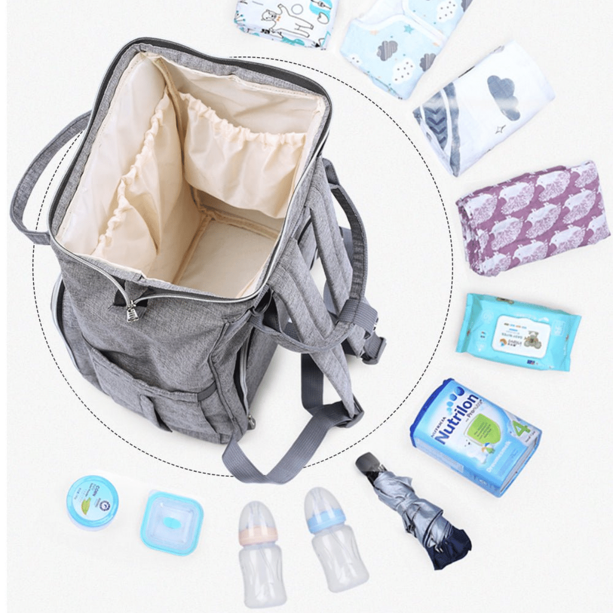 Large Capacity Diaper Bag