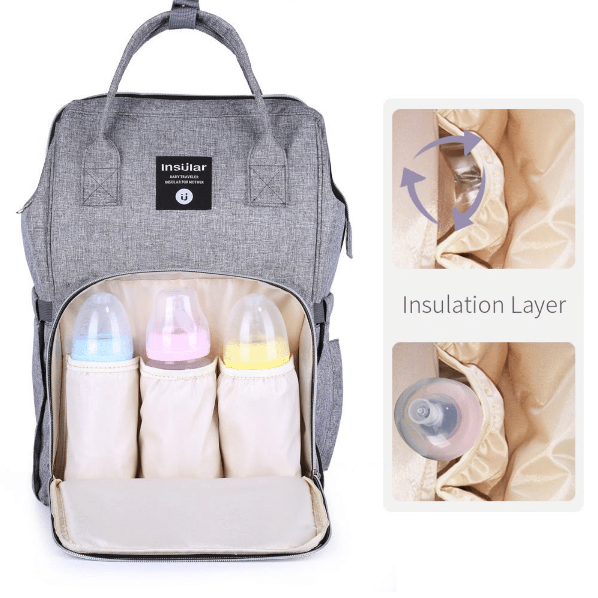 Large Capacity Diaper Bag