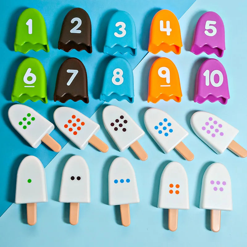 Math Popsicles™ - Siffror with ice cream - Math game
