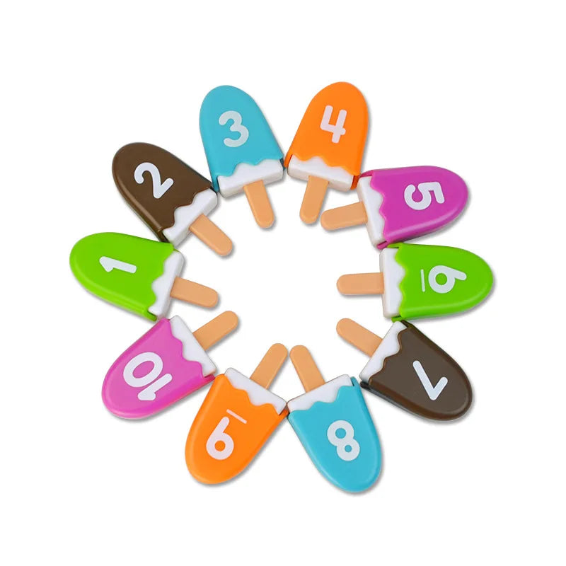 Math Popsicles™ - Siffror with ice cream - Math game