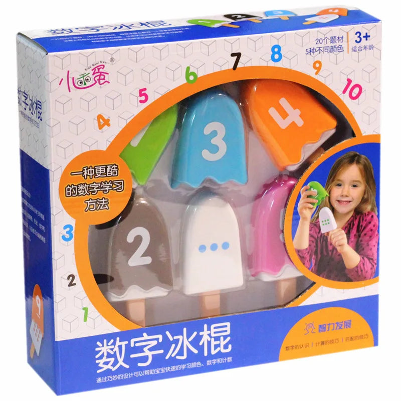 Math Popsicles™ - Siffror with ice cream - Math game