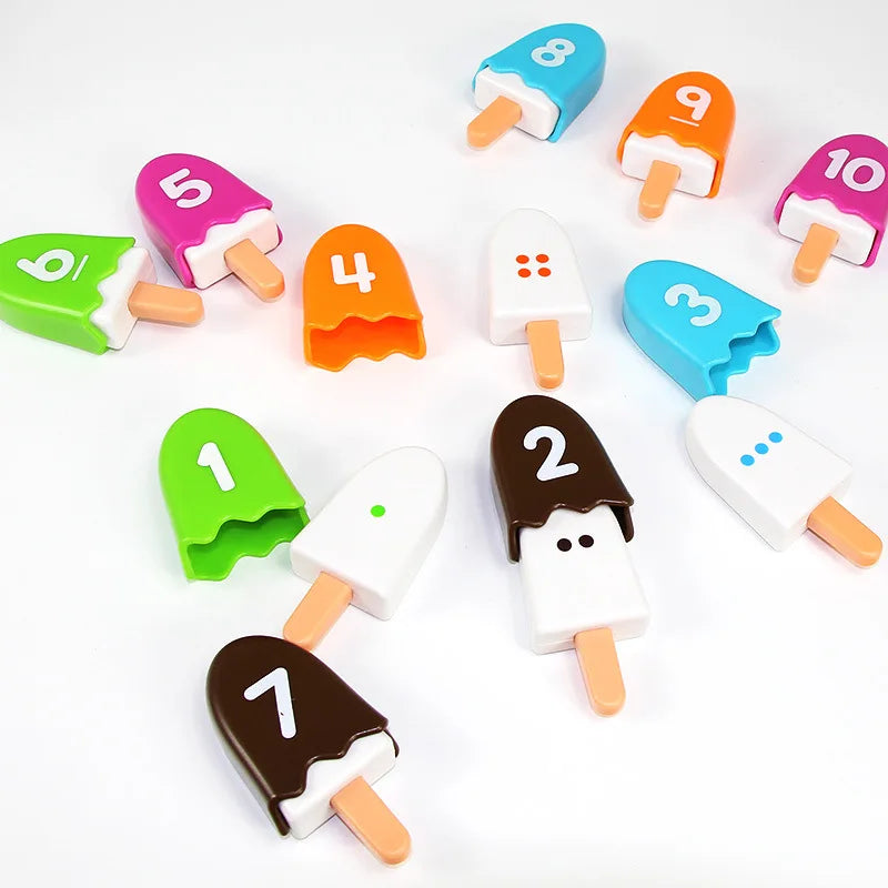 Math Popsicles™ - Siffror with ice cream - Math game