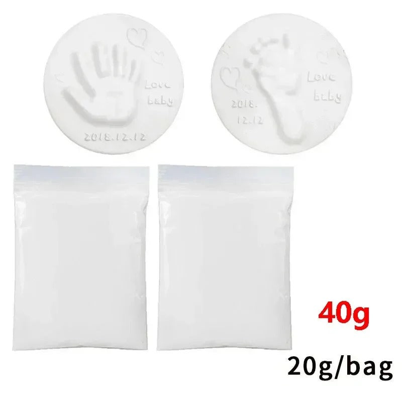 SoftSteps™ – Fluffy Baby Hand & Footprint Clay Kit