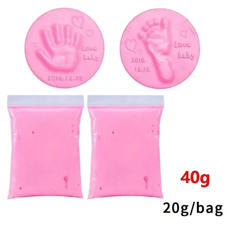 SoftSteps™ – Fluffy Baby Hand & Footprint Clay Kit