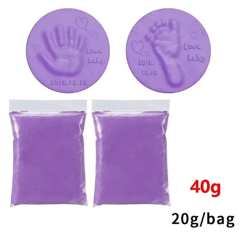 SoftSteps™ – Fluffy Baby Hand & Footprint Clay Kit