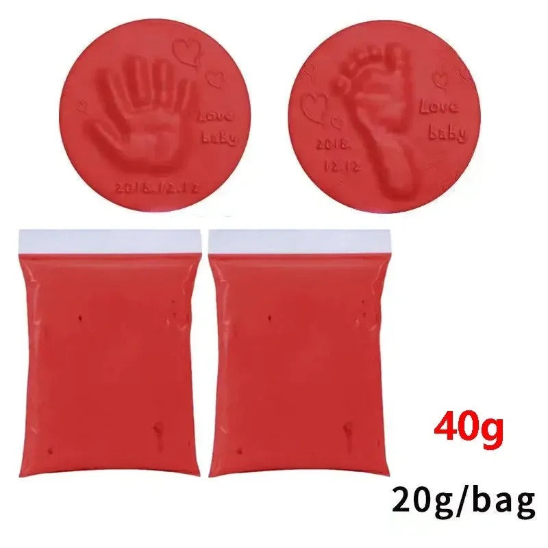 SoftSteps™ – Fluffy Baby Hand & Footprint Clay Kit