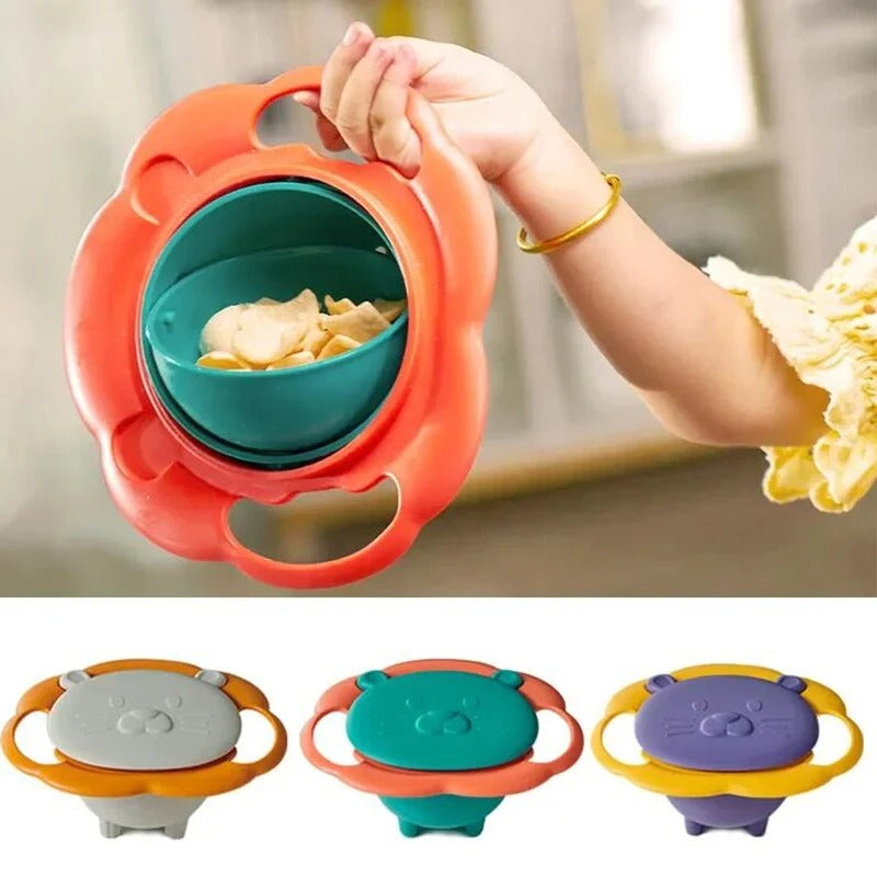 SpinSnack™ – 360° Spill-Proof Gyro Bowl for Kids