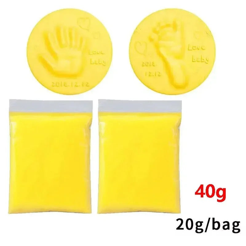 SoftSteps™ – Fluffy Baby Hand & Footprint Clay Kit