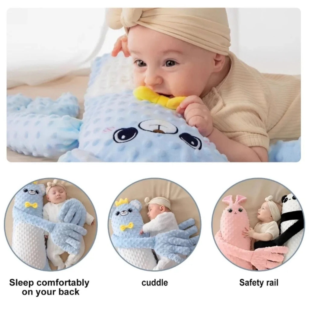 LullaBear™ – Soothing Plush Pillow with Gentle Patting