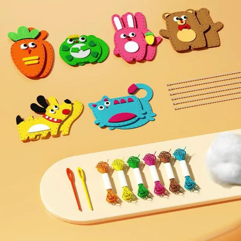Crafty Critters™ – DIY Felt Animal Sewing Kit for Kids