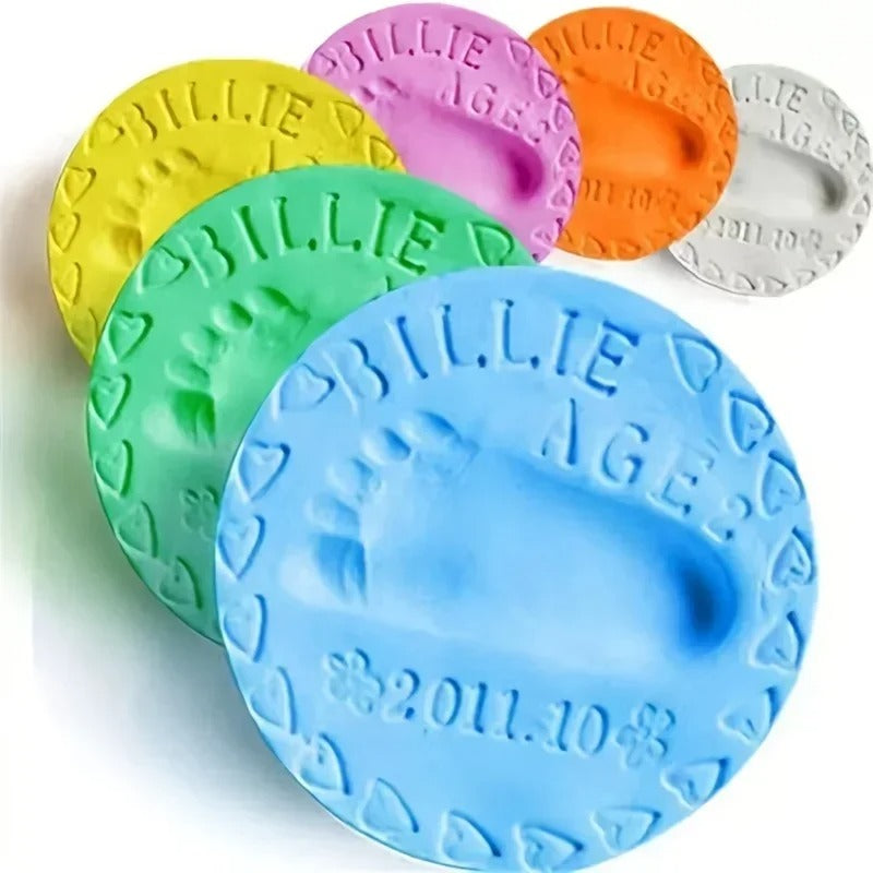 SoftSteps™ – Fluffy Baby Hand & Footprint Clay Kit