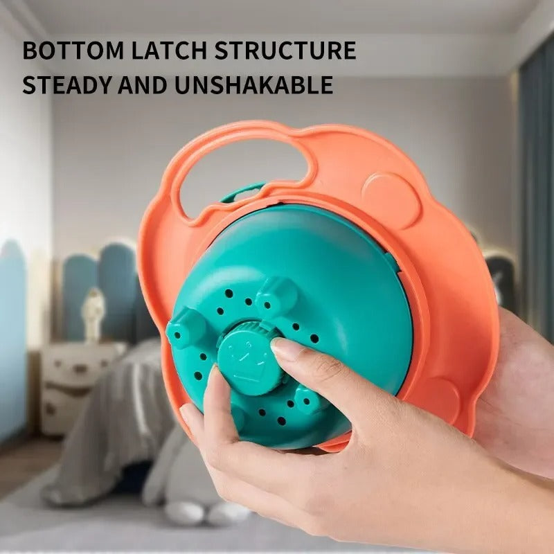 SpinSnack™ – 360° Spill-Proof Gyro Bowl for Kids