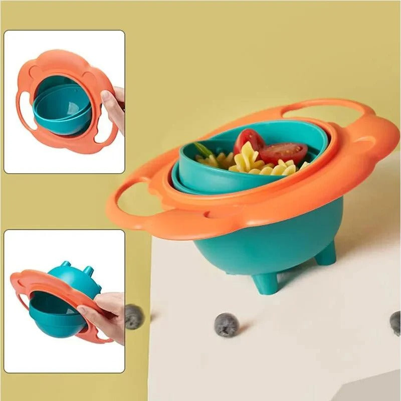 SpinSnack™ – 360° Spill-Proof Gyro Bowl for Kids