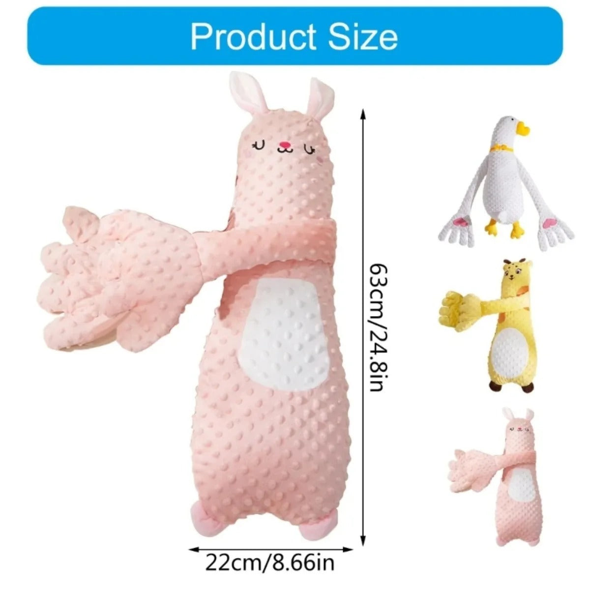LullaBear™ – Soothing Plush Pillow with Gentle Patting