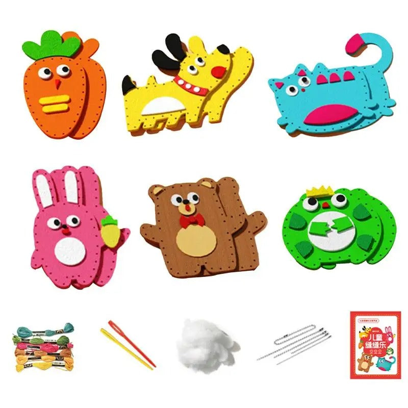 Crafty Critters™ – DIY Felt Animal Sewing Kit for Kids