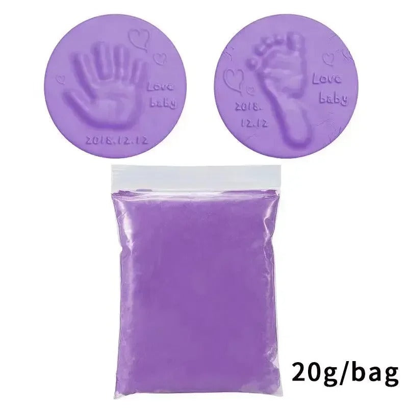 SoftSteps™ – Fluffy Baby Hand & Footprint Clay Kit