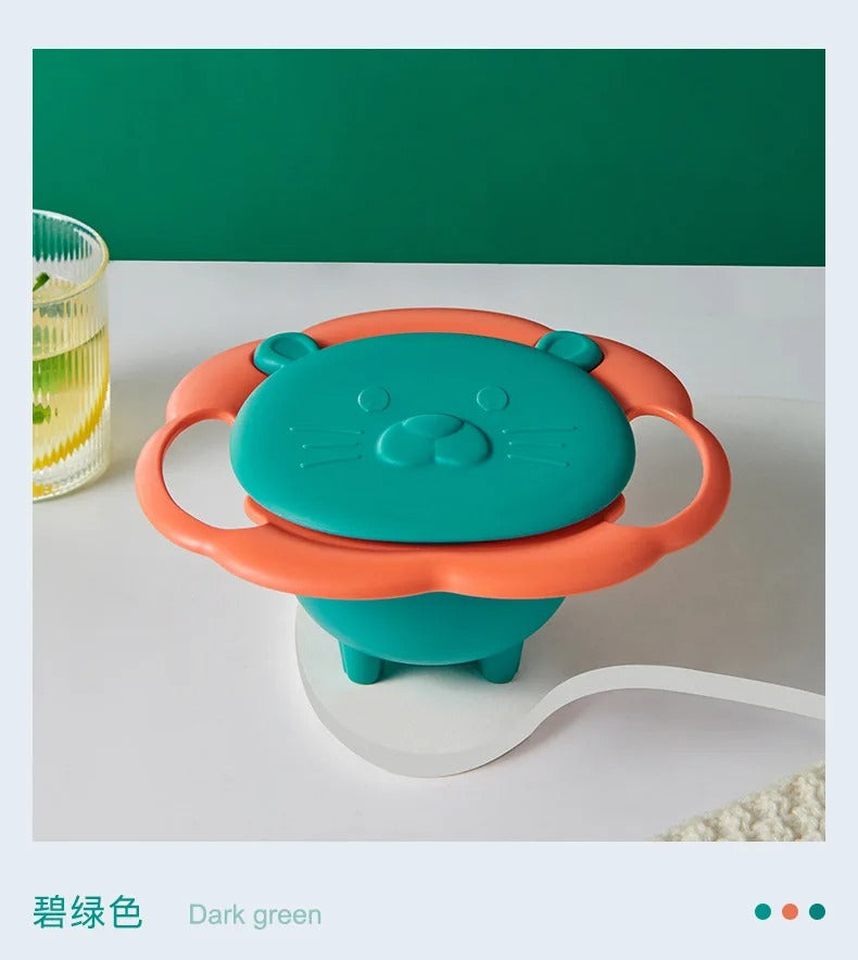 SpinSnack™ – 360° Spill-Proof Gyro Bowl for Kids